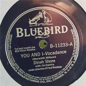Dinah Shore - You And I / On A Bicycle Built For Two Album