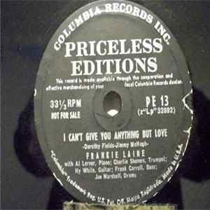 Frankie Laine - I Can't Give You Anything But Love / Keepin' Out Of Mischief Now Album