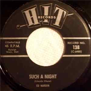 The Jalopy Five / Ed Hardin - And I Love Her / Such A Night Album