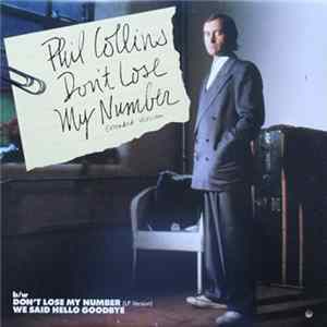 Phil Collins - Don't Lose My Number (Extended Version) Album