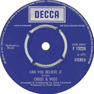 Cross & Ross - Can You Believe It Album