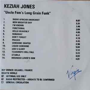 Keziah Jones - Uncle Fem's Long Grain Funk Album