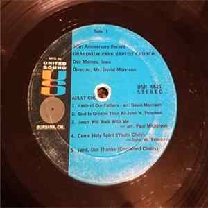 David Morrison - 50th Anniversary Record, Grandview Park Baptist Church, Des Moines, Iowa Album