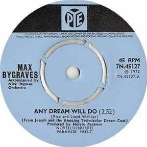 Max Bygraves - Any Dream Will Do Album