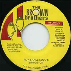 Simpleton - Nun Shall Escape Album