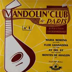 J. Ricada Mathorez & L'Orchestre Du Mandolin' Club De Paris - No 1 Album