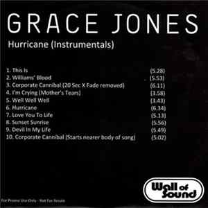 Grace Jones - Hurricane (Instrumentals) Album