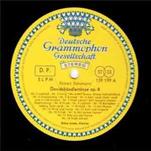Robert Schumann, Géza Anda - Davidsbundlertanze op. 6 Kreisleriana op. 16 Album