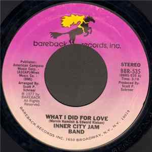 Inner City Jam Band - What I Did For Love Album