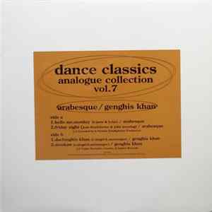 Arabesque / Genghis Khan - Dance Classics Analogue Collection Vol.7 Album