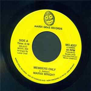 Marva Wright - Members Only / You Send Me Album