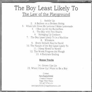 The Boy Least Likely To - The Law Of The Playground + Instrumentals Album