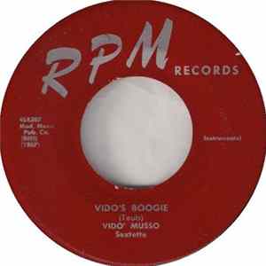 Vido' Musso Sextette - Vido's Boogie / Blue Night Album