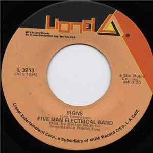 Five Man Electrical Band - Signs / Hello Melinda Goodbye Album