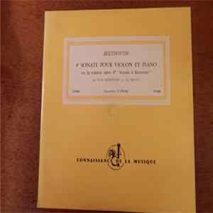 Beethoven - Par Willi Boskowsky Et Lili Kraus - 9eme Sonate " Kreutzer" Pour Violon Et Piano " Sonate A Kreutzer" Album