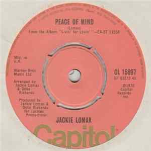 Jackie Lomax - Peace Of Mind Album