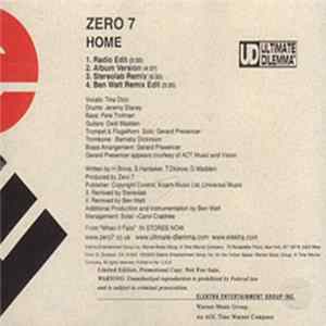 Zero 7 - Home Album