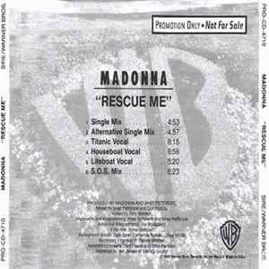 Madonna - Rescue Me Album
