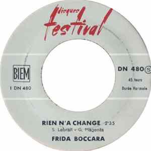 Frida Boccara - Rien N'A Change Album