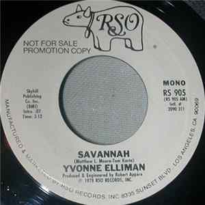 Yvonne Elliman - Savannah Album