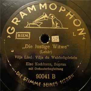 Else Kochhann / Helge Roswaenge - Die Lustige Witwe Album