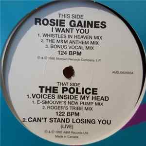 Rosie Gaines / The Police - I Want U / Voices Inside My Head Album