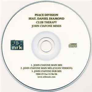 Peace Division Feat. Daniel Diamond - Club Therapy (John Ciafone Mixes) Album