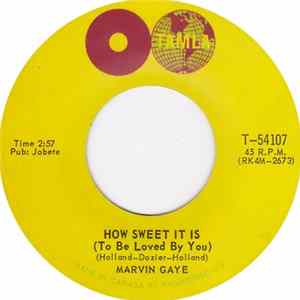 Marvin Gaye - How Sweet It Is (To Be Loved By You) Album