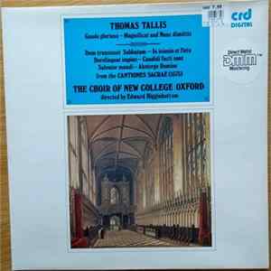 John Taverner / Thomas Tallis - The Choir Of New College, Oxford, Edward Higginbottom - Cantiones Sacrae (1575) Album