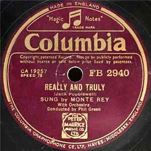 Monte Rey - Really And Truly / Let Us Live For Tonight Album