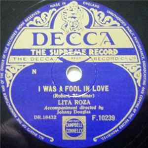 Lita Roza - Ebb Tide / I Was A Fool In Love Album