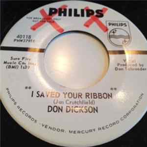 Don Dickson - I Saved Your Ribbon Album