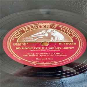 Perry Como With Mitchell Ayres & His Orchestra - Did Anyone Ever Tell You Mrs. Murphy / Watchin' The Trains Go By Album