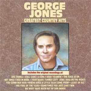 George Jones - Greatest Country hits Album