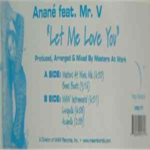 Anané Feat. Mr. V - Let Me Love You Album