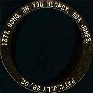 Ada Jones - Oh You Blondy Album