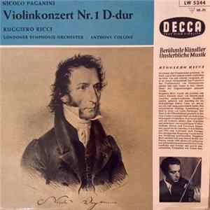 Paganini, Ruggiero Ricci, The London Symphony Orchestra, Anthony Collins - Violin Konzert Nr. 1 D-Dur Album