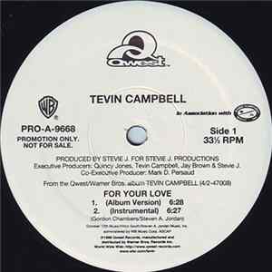 Tevin Campbell - For Your Love / Another Way Album
