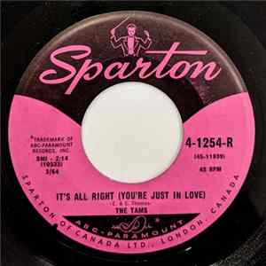 The Tams - It's All Right (You're Just In Love) / You Lied To Your Daddy Album