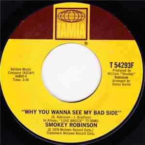 Smokey Robinson - Why You Wanna See My Bad Side Album