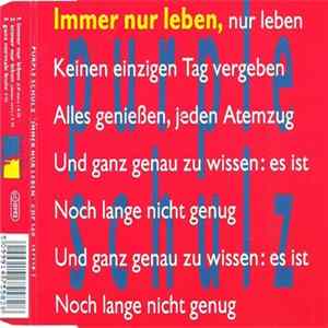 Purple Schulz - Immer Nur Leben Album