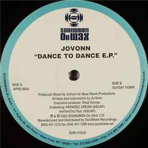 Jovonn - Dance To Dance E.P. Album