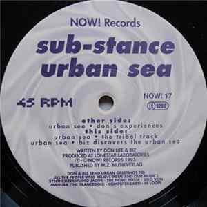 Sub-Stance - Urban Sea Album