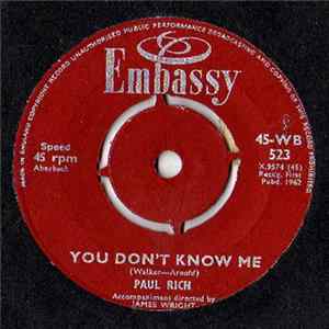 Paul Rich / Marion Williams - You Don't Know Me / The Loco-Motion Album