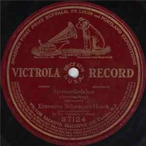 Ernestine Schumann-Heink - Spinnerliedchen (Spinning Song) Album
