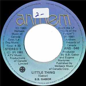 BB Gabor - Little Thing Album