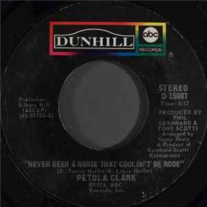 Petula Clark - Never Been A Horse That Couldn't Be Rode Album