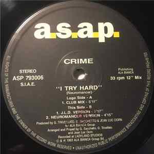 Crime - I Try Hard Album