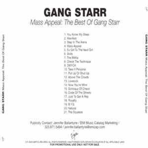 Gang Starr - Mass Appeal: The Best Of Gang Starr Album