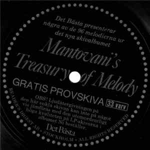 Mantovani - Det Bästa Presenterar Några Av De 96 Melodierna Ur Det Nya Skivalbumet Mantovani's Treasury Of Melody Album